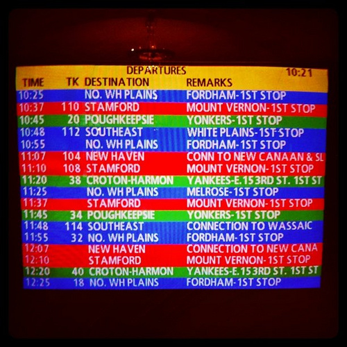 metro north harlem line train schedule